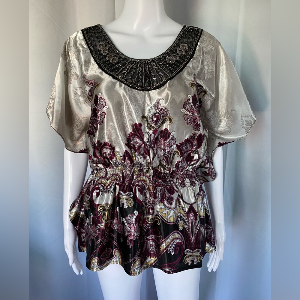 HeartSoul Women’s Cinched Waist Blouse